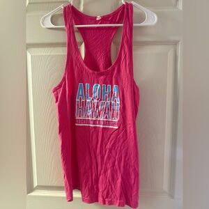 OTTO Cherry Red Cotton Tank Top